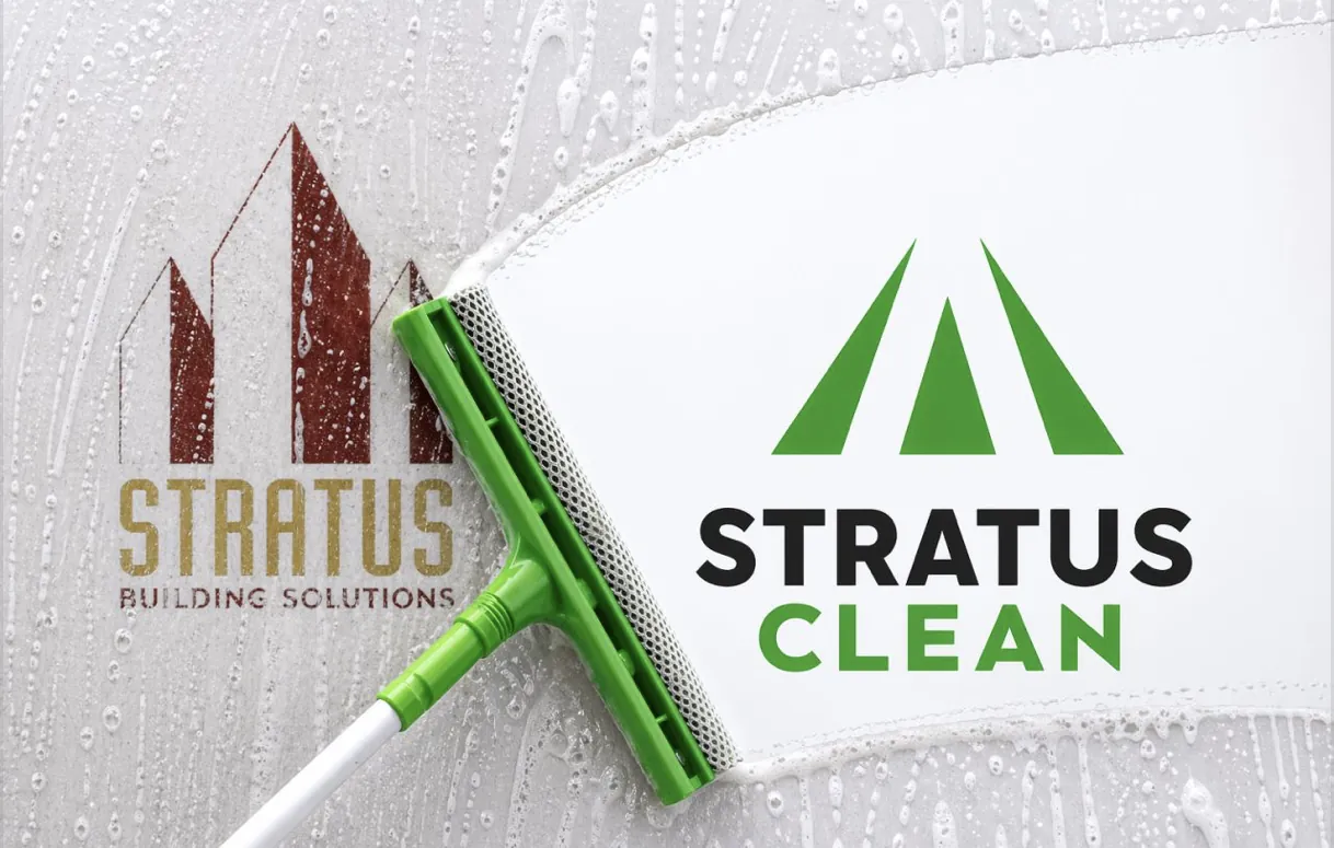 Stratus Clean brand transformation: before and after
